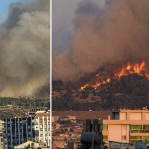 izmir bucada minibus yangini ormanlik alana sicradi havadan ve karadan mudahale suruyor YntrmAH6