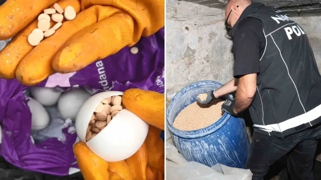 surpriz yumurtalardan bile uyusturucu cikti 3 milyon 542 bin adet hap ele gecirildi WNxiAXf5