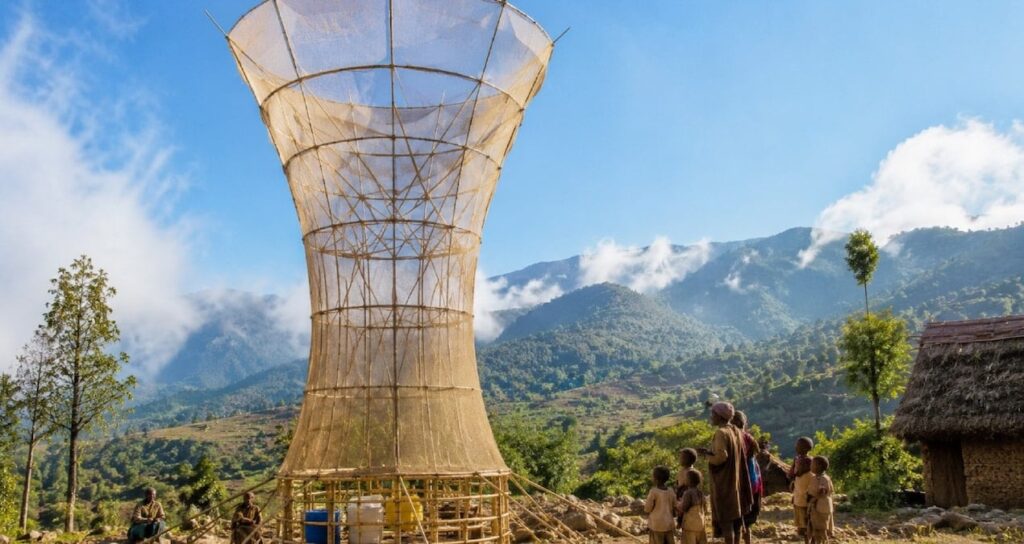 Bambu Kule ile Havadaki Nemi Suya Dönüştürme Projesi