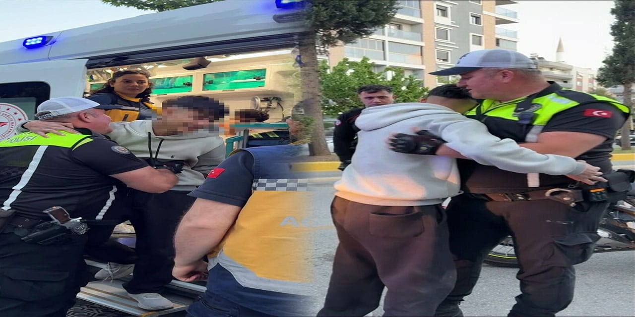 Ehliyetsiz Motosikletli Genç Kaçış Sonrası Gözyaşlarına Boğuldu